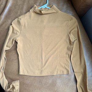 Lululemon All Aligned Mock Neck -- Spiced Bronze -- Size 4